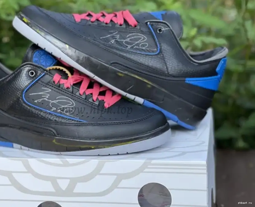 to blue Jordan ready PK OFF-WHITE Low ship God Air 2 x materials retail 0503